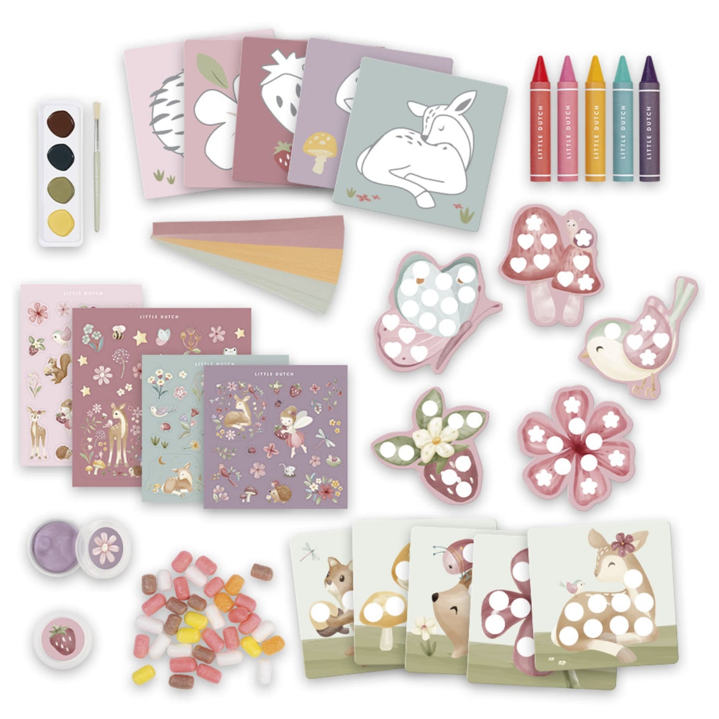 LITTLE DUTCH Detská kreatívna sada FAIRY GARDEN