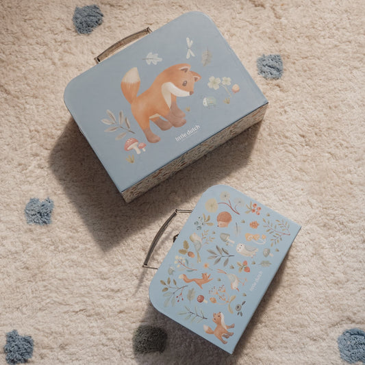 LITTLE DUTCH Kartónová detská sada kufríkov FOREST FRIENDS