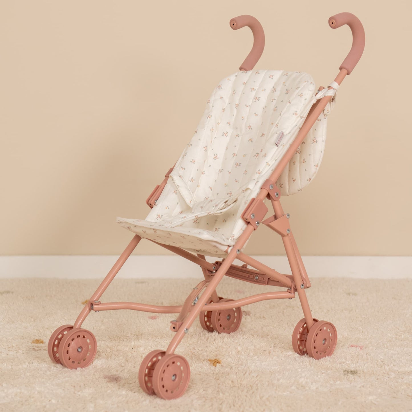 LITTLE DUTCH Kovový detský skladací kočík pre bábiky