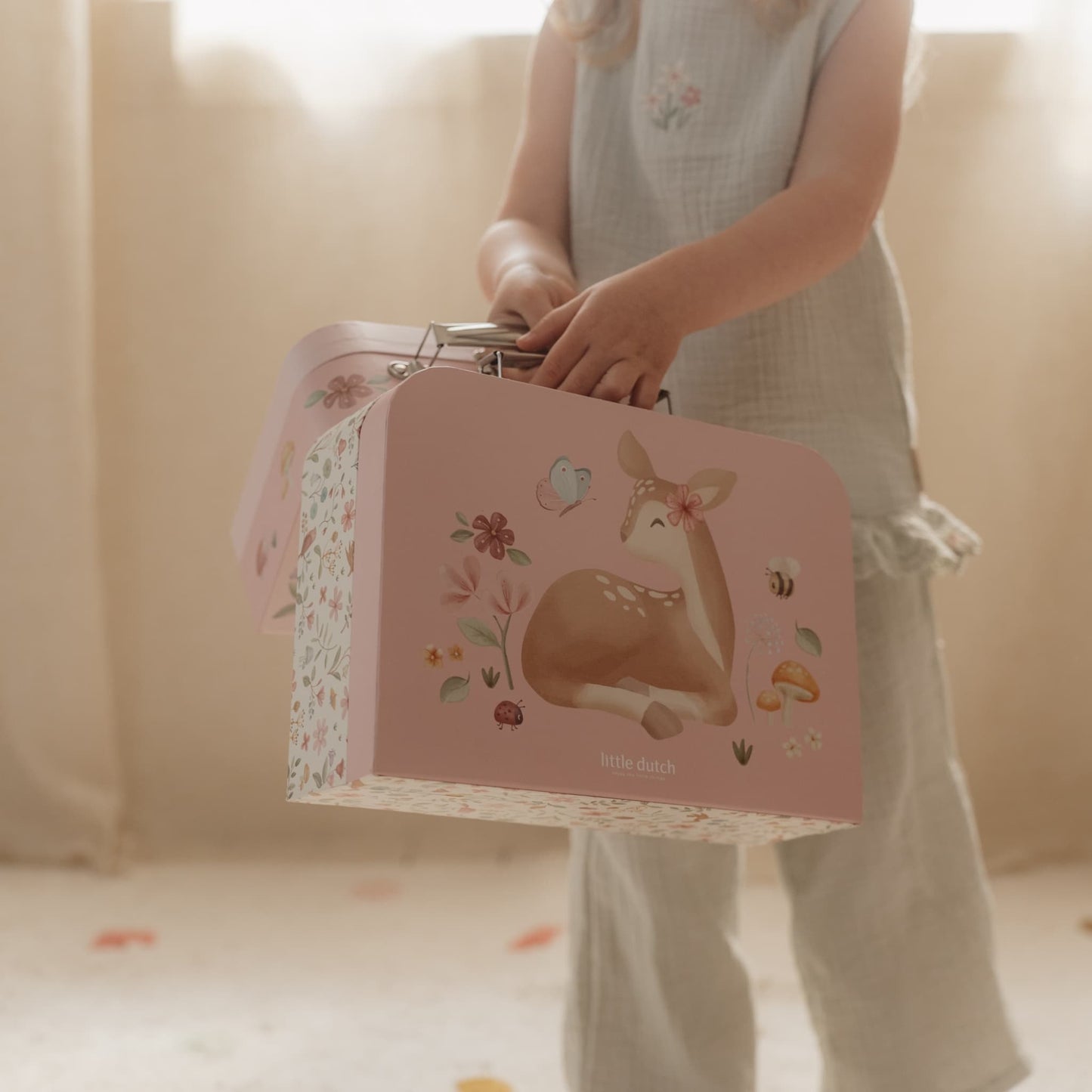 LITTLE DUTCH Kartónová detská sada kufríkov FAIRY GARDEN