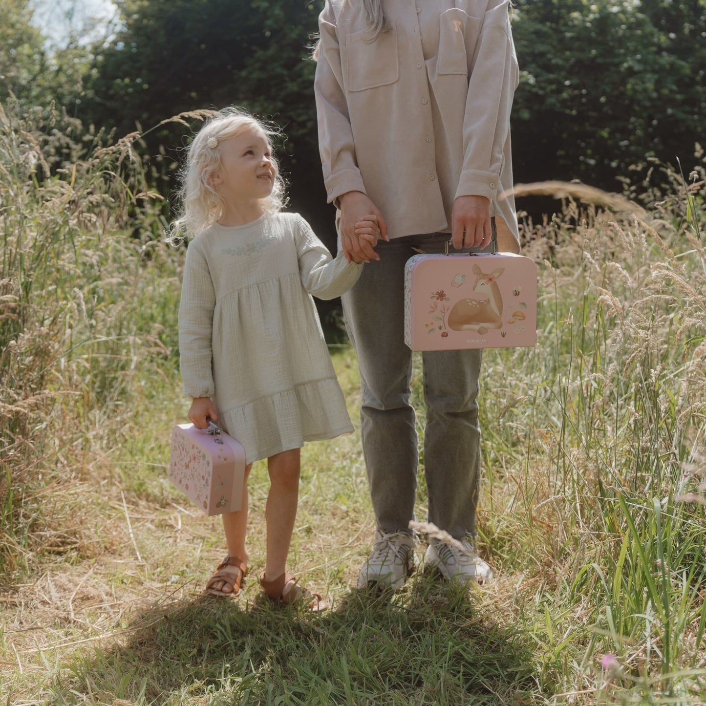 LITTLE DUTCH Kartónová detská sada kufríkov FAIRY GARDEN